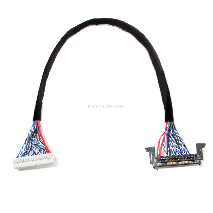 Neigung JAE Fix-30ssl-Hf 26AWG Lcd LVDS des Kabel-1.0mm zu EDV DER STUNDEN-Df13