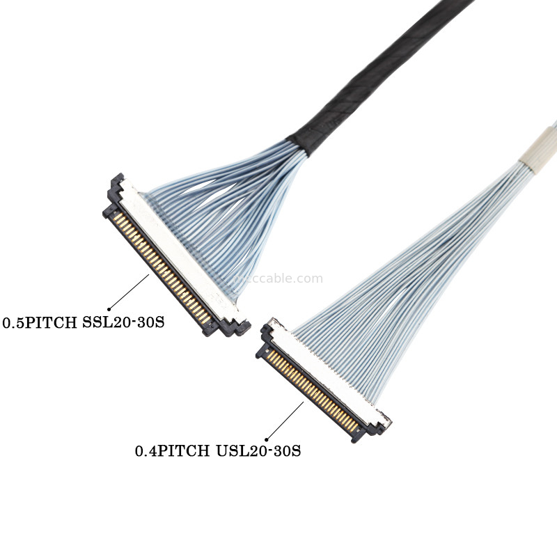 20453-230T-03 bis Kel SSL20-30S Mikrokoaxialkabel 30P Lvds Edp Kabelmontage