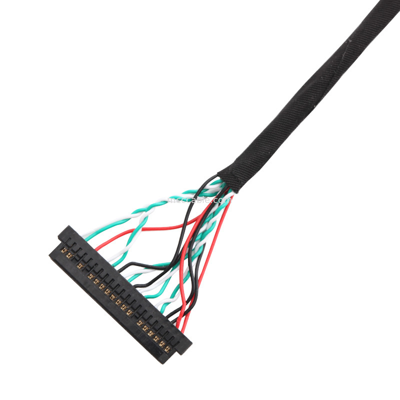 30 Kabel Pin LVDS WL1258h-20P zum STUNDEN DF13-2 lvds Anzeigenverbindungsstück