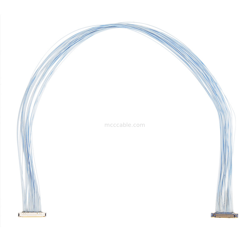 Mikrokoaxialkabel-Versammlung 0.25mm Neigungs-KEL XSLS20-30 für Überwachungskamera