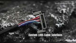 Kundenspezifische FI RE31HL DF19 20P LVDS-Kabelkonfektionierungslösung