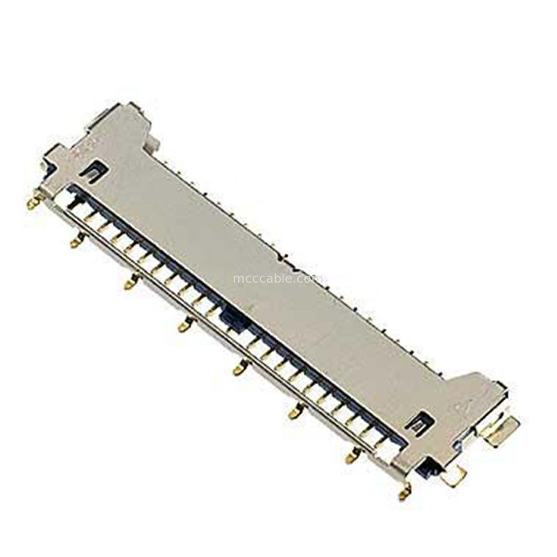 lvds Verbindungsstück schreibt 40 horizontaler fügender Art Stift-lvds Verbindungsstücks 20977-040T 040E 01 Mikro-Koaxialverbindungsstück