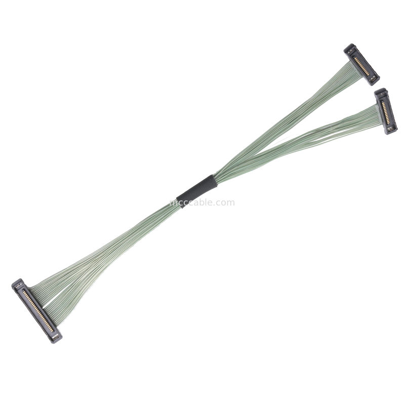 35P Mikro-Koaxialkabel 20380-035t-06 Lvds-Anschluss 0,4 mm Schrägungswinkel