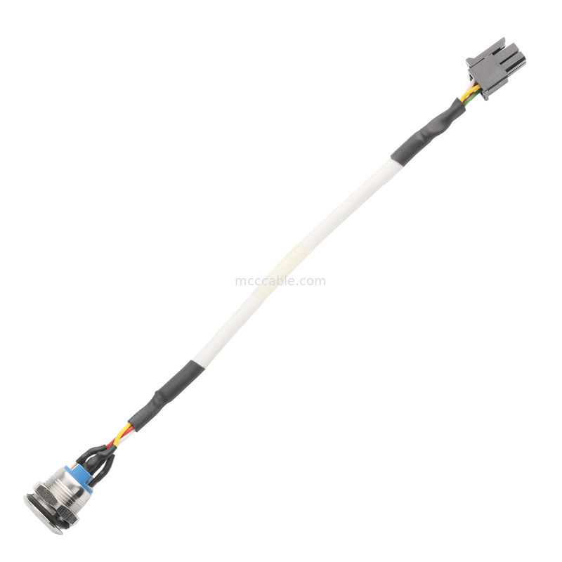 PUSHBUTTON LED WITZ M12 IP65/IP67 bis HSG MALE 43025-0400 Tonhöhe 3,0 mm MX Schaltbetriebsaktivator