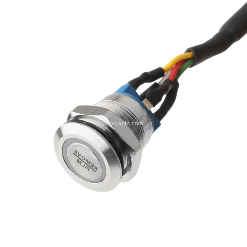 PUSHBUTTON LED WITZ M12 IP65/IP67 bis HSG MALE 43025-0400 Tonhöhe 3,0 mm MX Schaltbetriebsaktivator