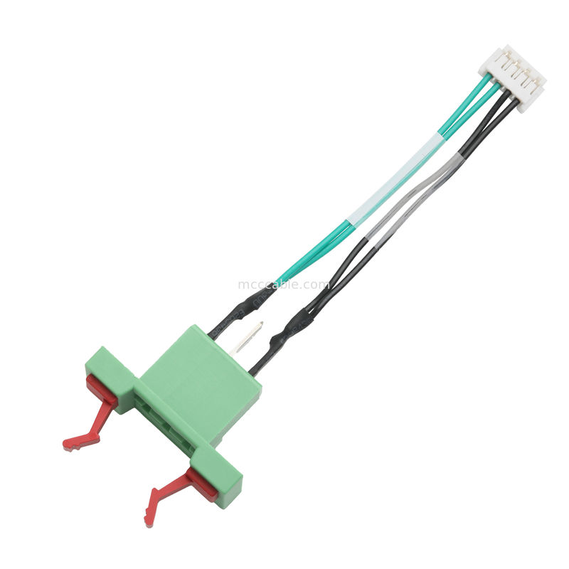 Kabelansatz nach Maßgabe von DFK-MSTB 2,5/3-G-5.08 bis JST EH-4P UL 1061 22AWG Kabel