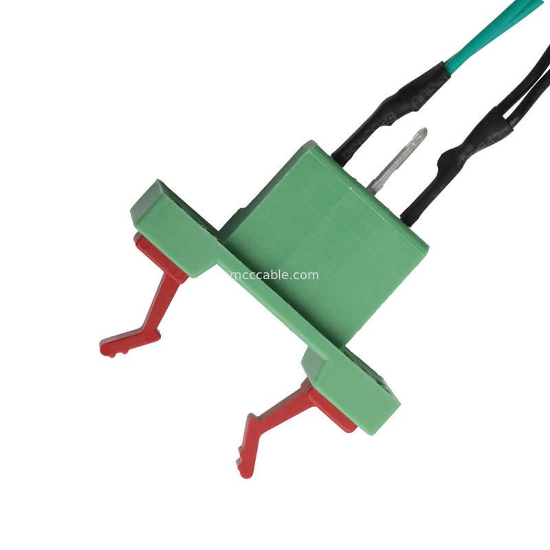 Kabelansatz nach Maßgabe von DFK-MSTB 2,5/3-G-5.08 bis JST EH-4P UL 1061 22AWG Kabel