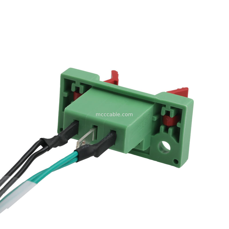 Kabelansatz nach Maßgabe von DFK-MSTB 2,5/3-G-5.08 bis JST EH-4P UL 1061 22AWG Kabel