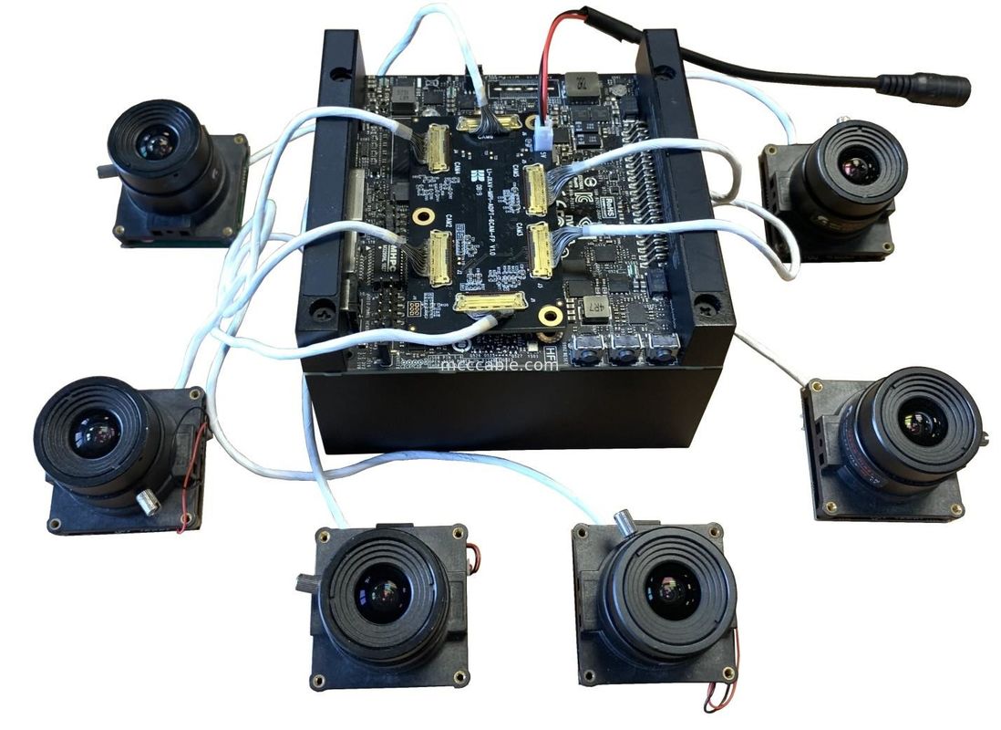 Micro Coax LI-JXAV-MIPI-ADPT-6CAM zu LI-IMX290-MIPI-M12 FAW-1233-03 Kabel Nvidia Kamera Board und Design Kamera Connecto