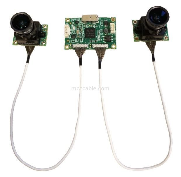 Micro Coax LI-JXAV-MIPI-ADPT-6CAM zu LI-IMX290-MIPI-M12 FAW-1233-03 Kabel Nvidia Kamera Board und Design Kamera Connecto