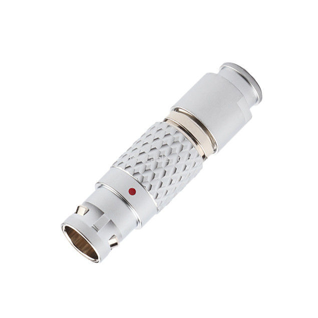 Selbstverriegelnde Steckverbinder LEB Serie FGG.1B 7Pin Männlicher Luftfahrtstecker Industrieller Kreislaufstecker