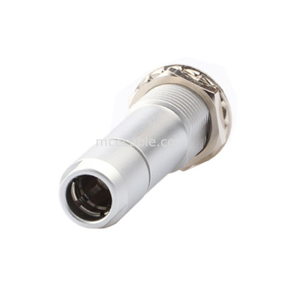 Industriewasserdichtes Kreislaufanschluss B-Serie Z10 6P weibliche Universal-Doppelmutterkabelklemme für Innenräume zur Befestigung des Kabels