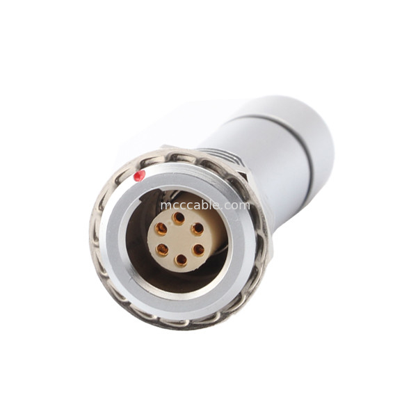 Industriewasserdichtes Kreislaufanschluss B-Serie Z10 6P weibliche Universal-Doppelmutterkabelklemme für Innenräume zur Befestigung des Kabels