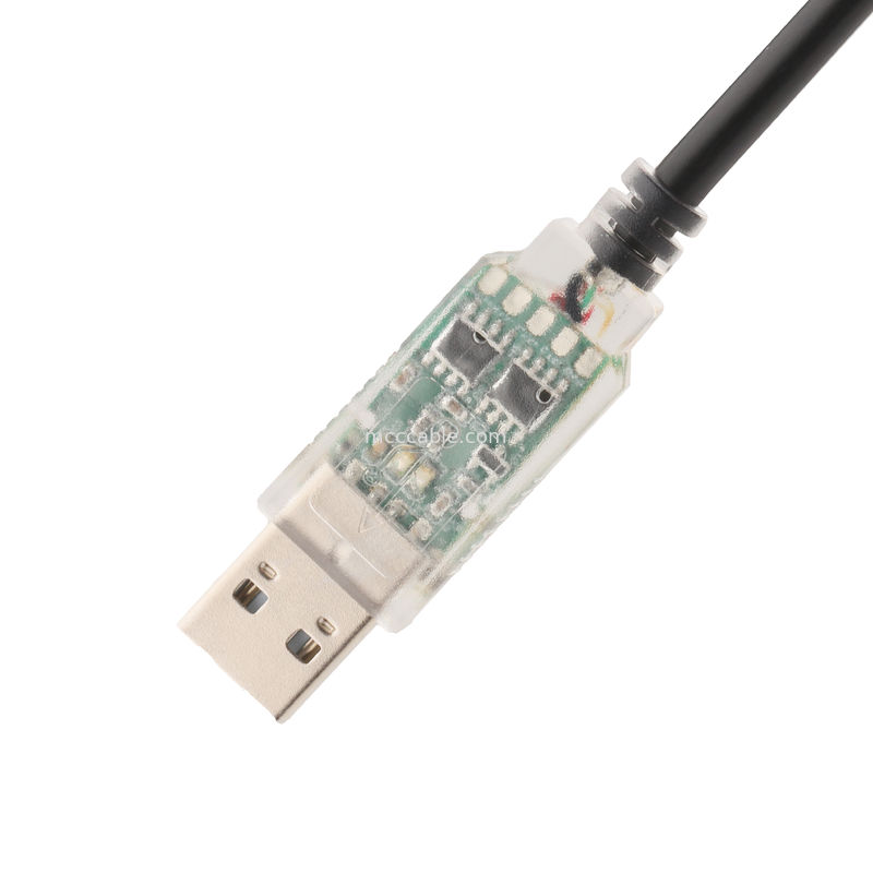 USB RS422 bis RJ45 8P8C weibliches Nickelplattiertes Kabel für die Debugging-Adaption von industriellen Netzwerken WB-1800-BT