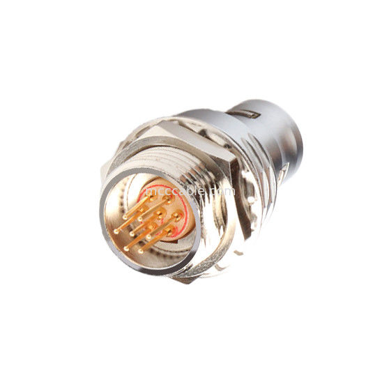 Kreisförmiger Stecker T9 7Pin Feststecknut Feststecker für militärische medizinische Luft- und Raumfahrtgeräte