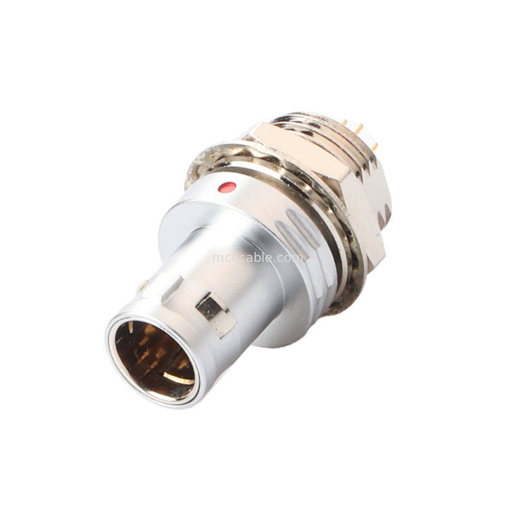 Kreisförmiger Stecker T9 7Pin Feststecknut Feststecker für militärische medizinische Luft- und Raumfahrtgeräte