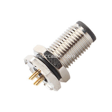 Kreisförmiger Stecker M5 Code-A Wasserdichte Serie Panel Flansche PCB Männliche Steckdose Unterstützung 3-Kern und 4-Kern Anpassung IP67