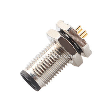 Kreisförmiger Stecker M5 Code-A Wasserdichte Serie Panel Flansche PCB Männliche Steckdose Unterstützung 3-Kern und 4-Kern Anpassung IP67