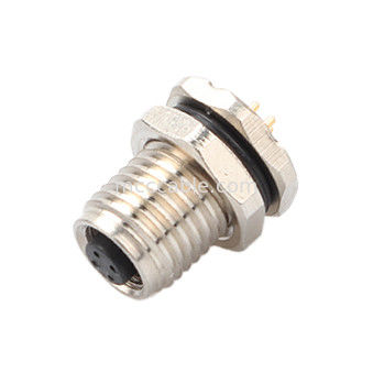 Kreisförmiger Stecker M5 Code-A 4Pin Wasserdichte Serie Weibliche Mates mit M5 Panel Flansche PCB männliche Steckdose