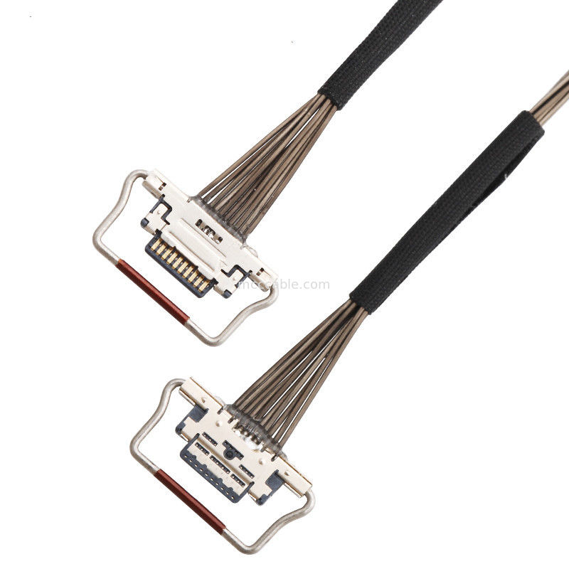 10 Neigung 20633-310T-01S Lvds Pin Micro Coaxial Cables 0.4mm für Wärmekamera