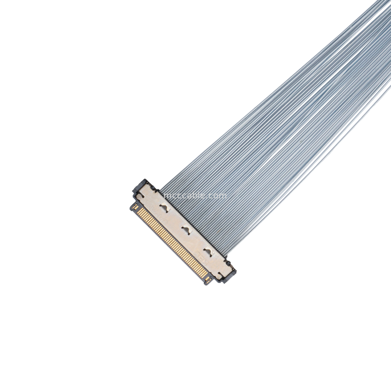 KEL XSL20-48S Mikrokoaxkabel mit 0,25 mm Schwung, 44AWG PFA, doppelter UV-Klebstoff