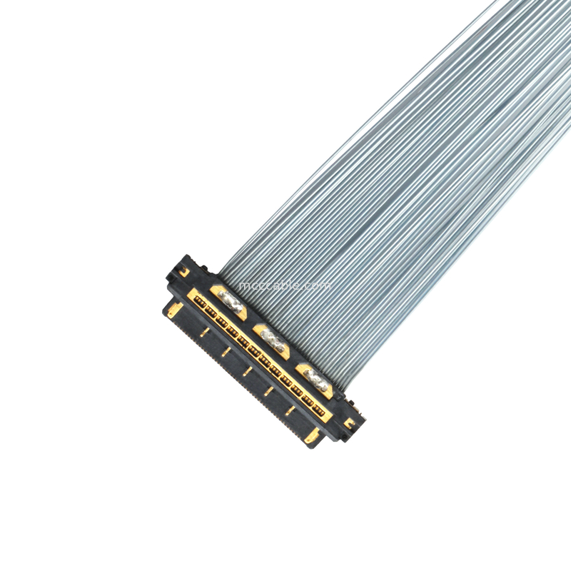 KEL XSL20-48S Mikrokoaxkabel mit 0,25 mm Schwung, 44AWG PFA, doppelter UV-Klebstoff