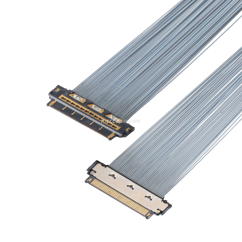 KEL XSL20-48S Mikrokoaxkabel mit 0,25 mm Schwung, 44AWG PFA, doppelter UV-Klebstoff