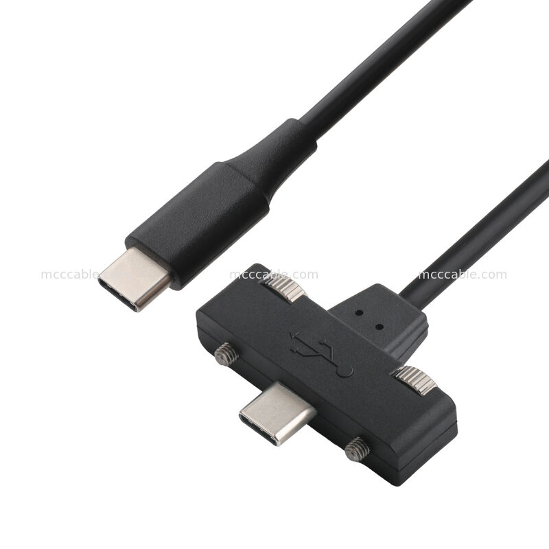 USB-C-zu-USB-C-Kabel, Hochgeschwindigkeitsübertragung von 40 Gbps, 100 Watt PD-Ladung, abgeschirmt