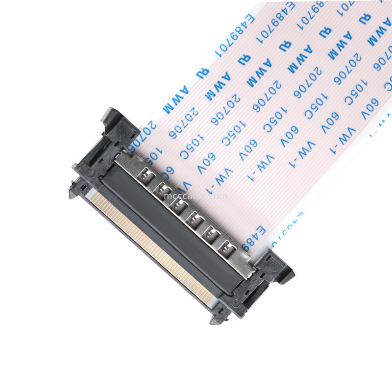 51-Pin-RE51 FFC-Kabel mit 0,5 mm Schrägstärke, UL489701, EMI-geschützt, Datenrate von 2 Gbps