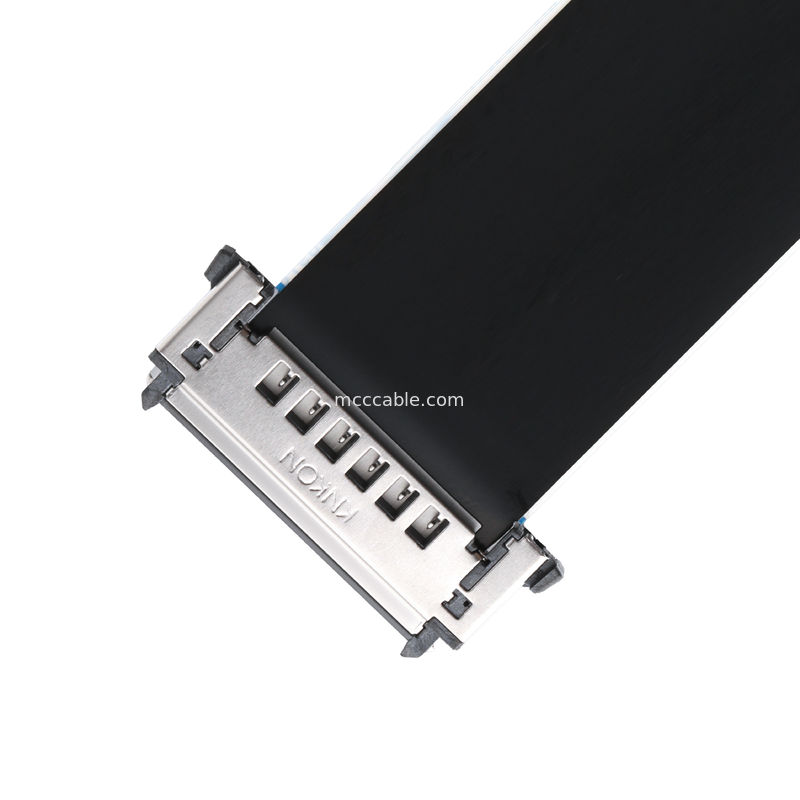 51-Pin-RE51 FFC-Kabel mit 0,5 mm Schrägstärke, UL489701, EMI-geschützt, Datenrate von 2 Gbps