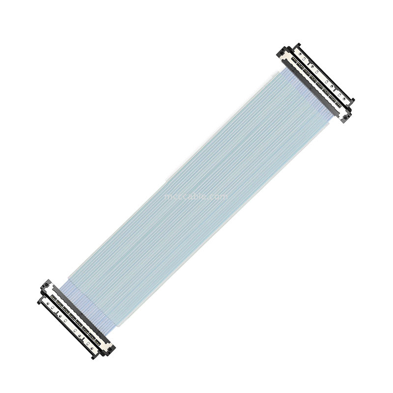 USL20-30SS-040BH 0,4mm Mikrokoaxialkabel 56Gbps PAM4 für KI-Beschleuniger optimiert