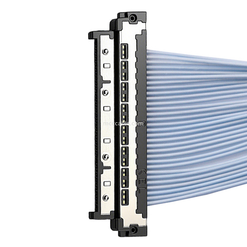Zukunftsfähiges USL20-30SS-015B Mikrokoaxialkabel mit 0,4 mm Stecker für KI-Edge-Computing-Kameras