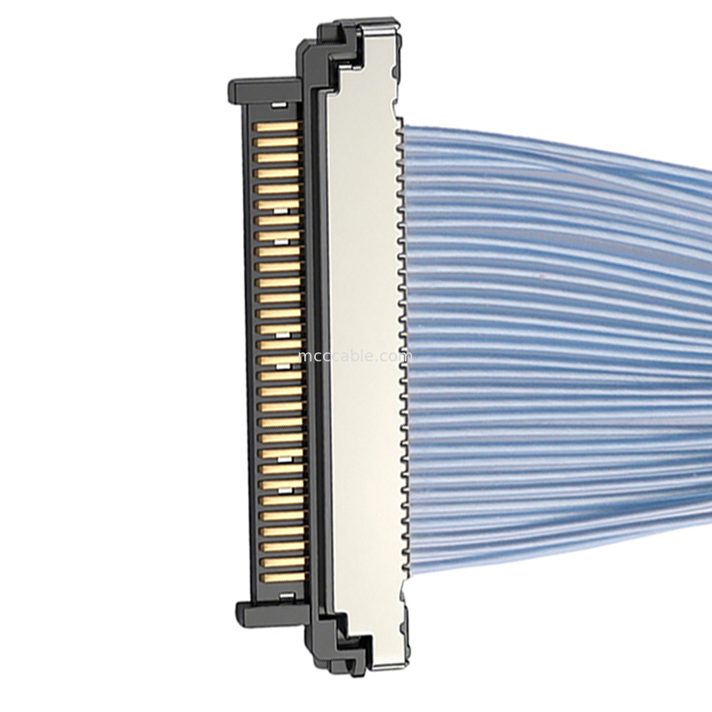 Zukunftsfähiges USL20-30SS-015B Mikrokoaxialkabel mit 0,4 mm Stecker für KI-Edge-Computing-Kameras