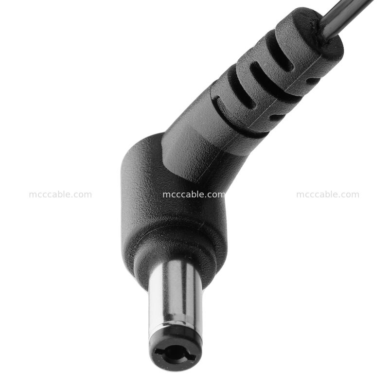90-Grad-DC-Stecker 2,1 x 5,5 mm auf 2-polige Kabelkonfektion - UL2648 24AWG