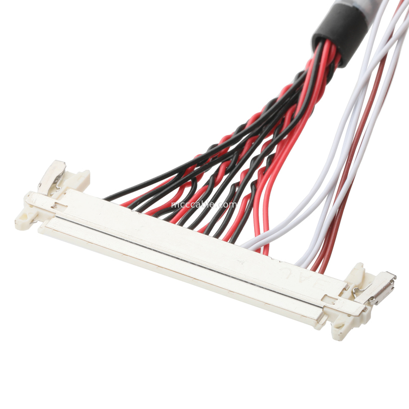 1.0mm bis 1.25mm Pitch LVDS Kabelmontage - UL1571 28AWG LCD Display Verbindung