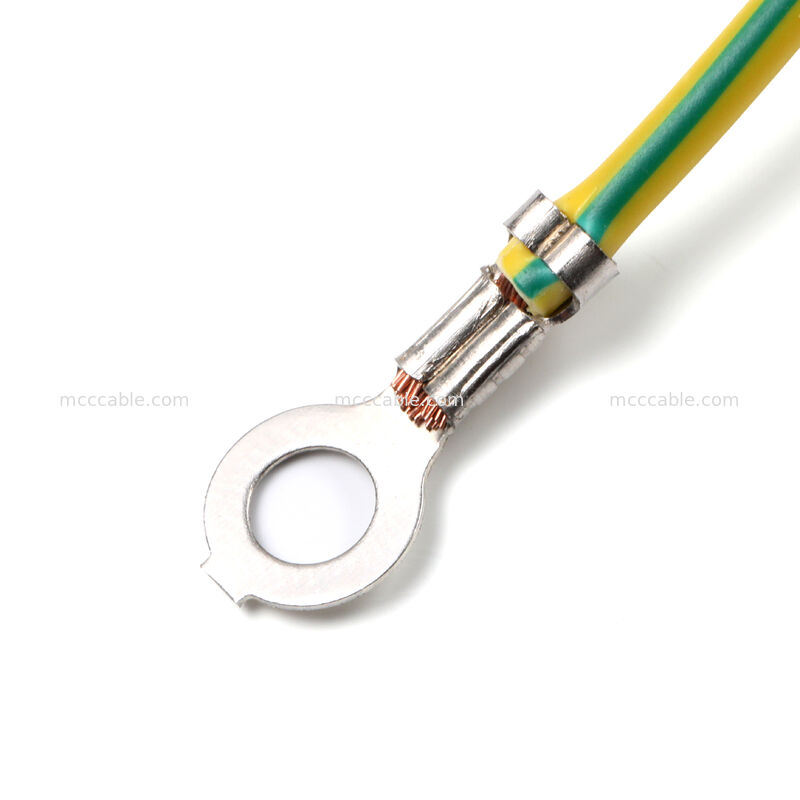 IEC-C14-Panelmontage zu C13-Stromkabelmontage mit Erddraht