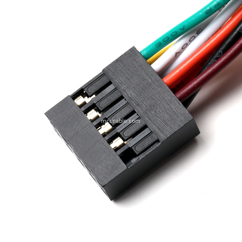 Molex 2.54mm 10-Pin Front Panel Cable Assembly for Custom OEM Applications