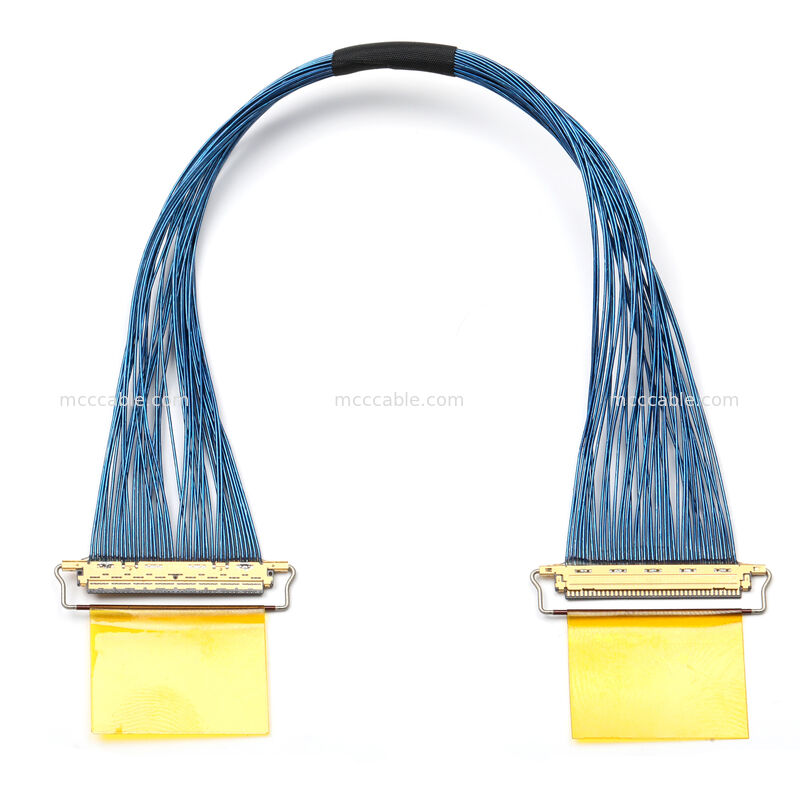 Mikro-Koaxialkabelanlage mit 20453-040T-01 Steckverbinder