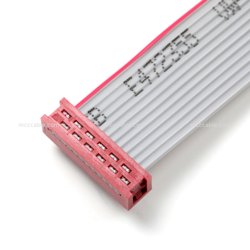 IDC-Flachbandkabel-Baugruppe – 2,54 mm zweireihiger Stecker, kundenspezifisch OEM