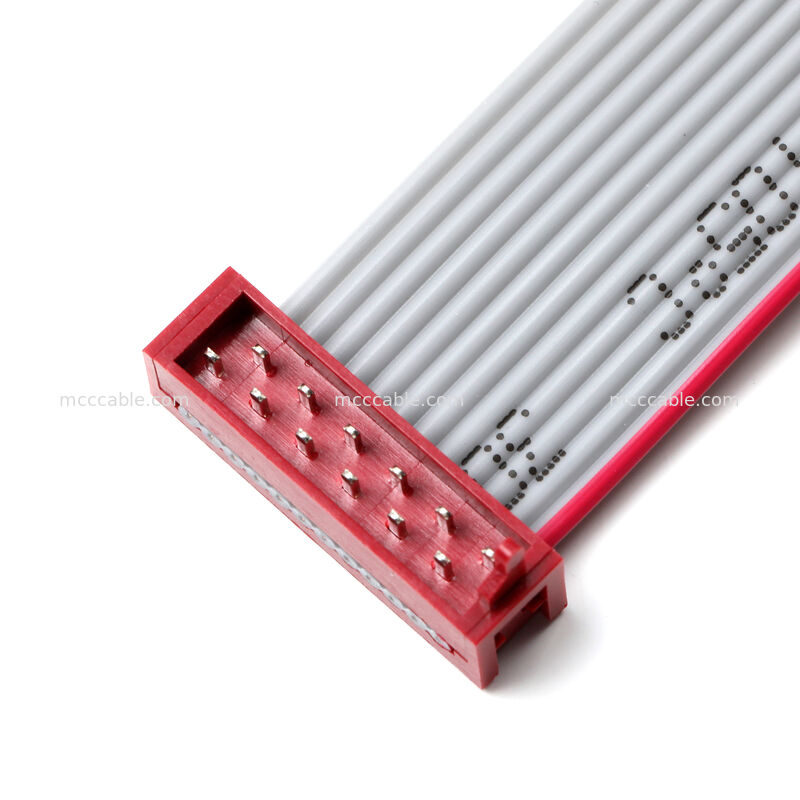 IDC-Flachbandkabel-Baugruppe – 2,54 mm zweireihiger Stecker, kundenspezifisch OEM