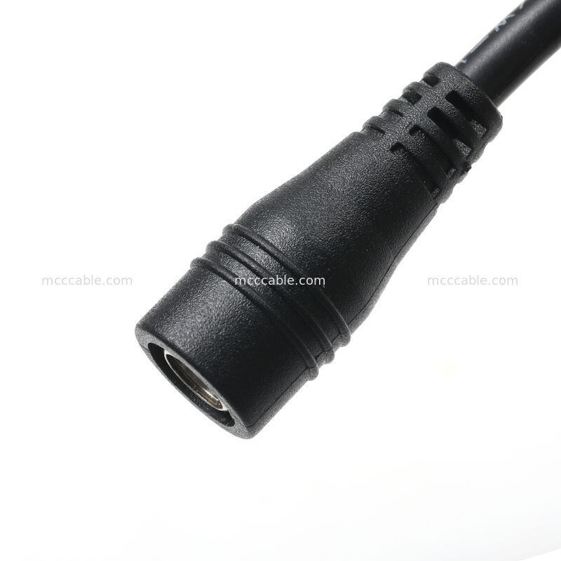 DC 5.5×2.1 Weibliche bis 3-Pin-Draht-Gurt-Kabel-Montage ¢ Custom OEM Power Interconnect