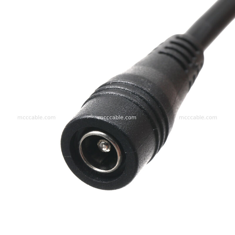 DC 5.5×2.1 Weibliche bis 3-Pin-Draht-Gurt-Kabel-Montage ¢ Custom OEM Power Interconnect