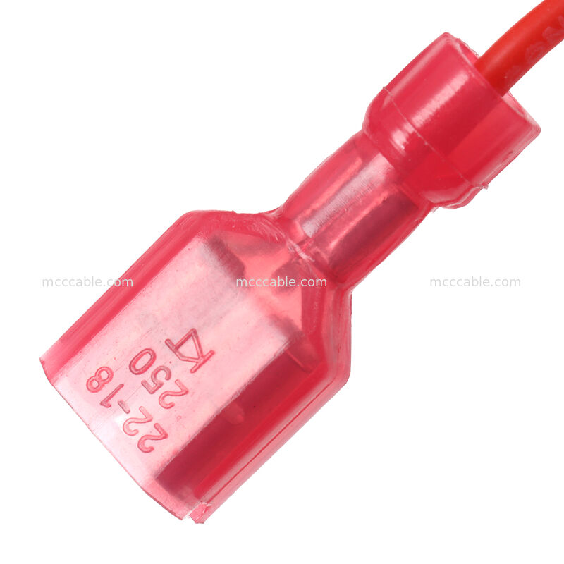 4-Pin Nano-Fit auf 6,3 mm Buchsen-Kabelschuh Stromkabelbaum mit Ferritkern