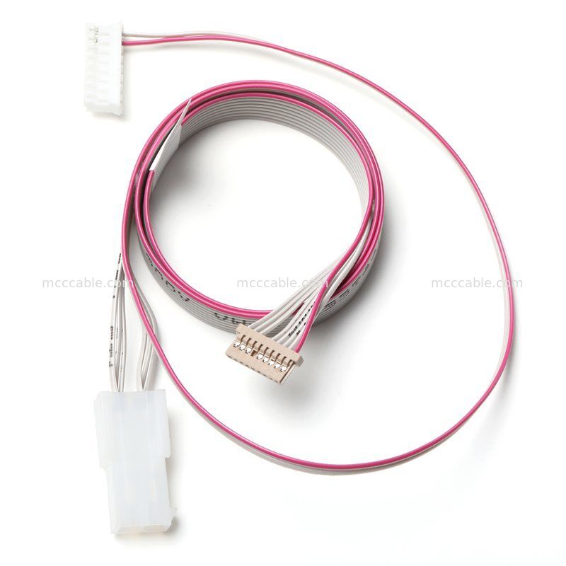 Kundenspezifische 8-Pin-zu-2-Pin-zu-9-Pin-LCD-Hintergrundbeleuchtungs-Steuerkabelbaugruppe für Anzeigesysteme