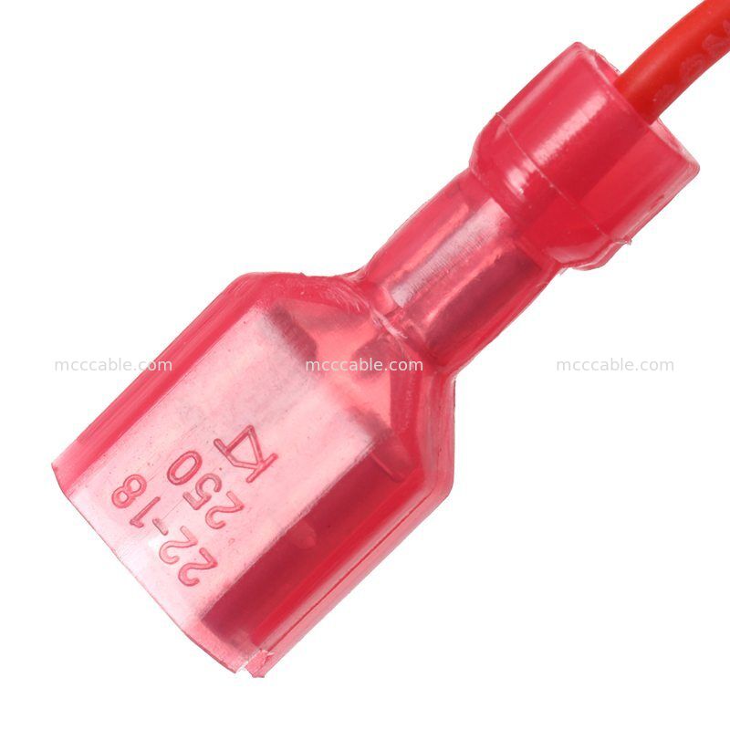 Molex Nano-Fit 4 Pin Power Harness with Ferrite Core and Fully Insulated Quick Disconnect Terminals