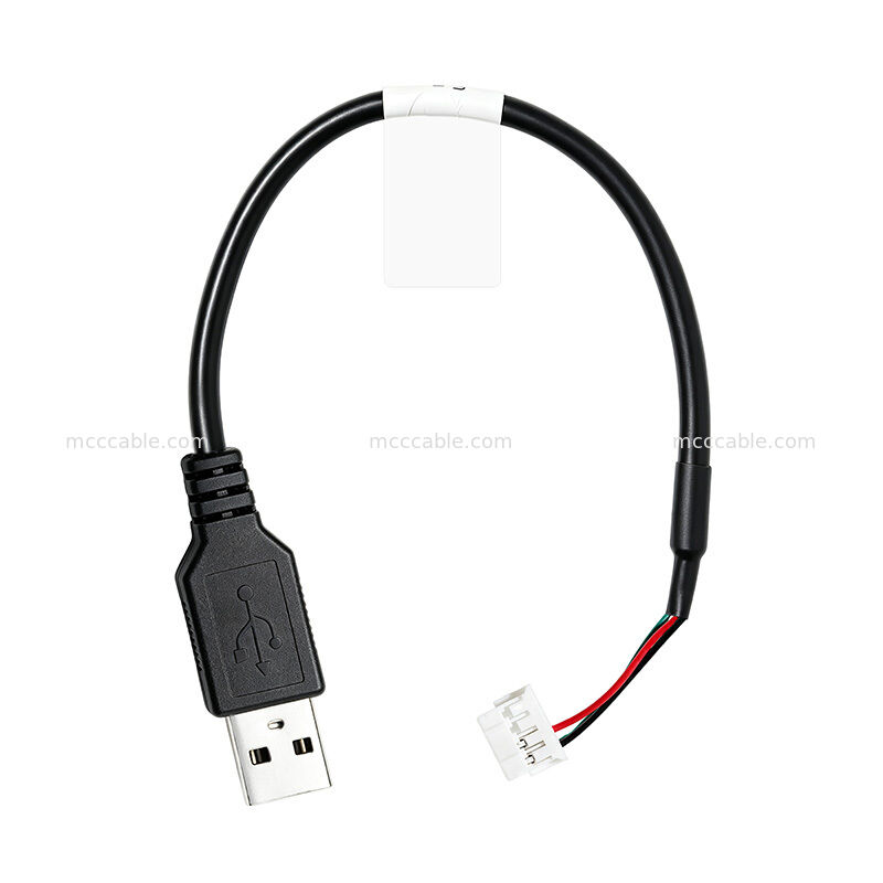Custom TWN4 USB 2.0 Cable Assembly 20cm 28AWG Shielded 8 Position Connector