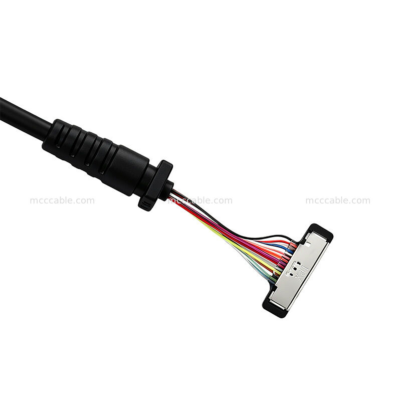 Custom 42AWG Micro Coaxial Cable Assembly 14-Pin 50 Ohm 150mm for Signal