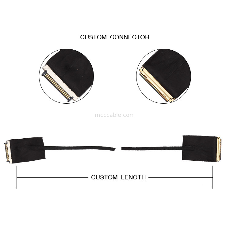 30 Pin 0,5 mm Pitch LVDS EDP Kabel 20453-230t-03 bis Kel Usl20-30s